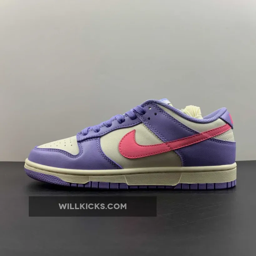 Nike Dunk Low Indigo Haze/Coral Chalk-Sail