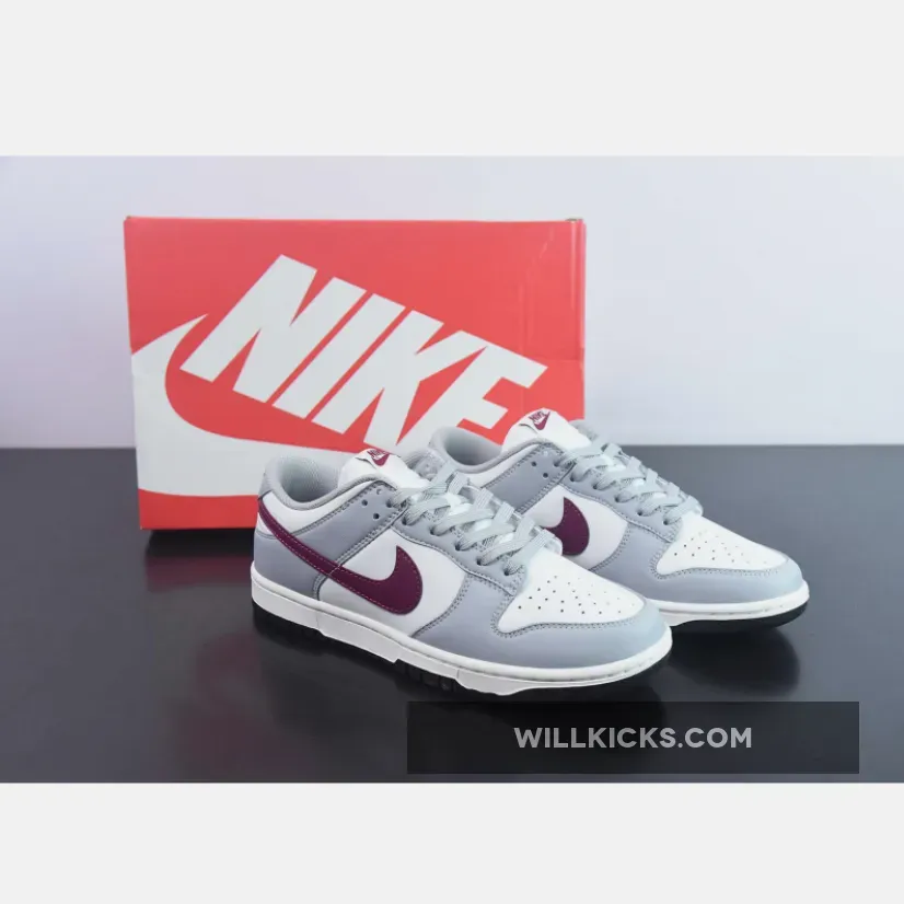 Nike Dunk Low Pale Ivory/Redwood/Light Silver