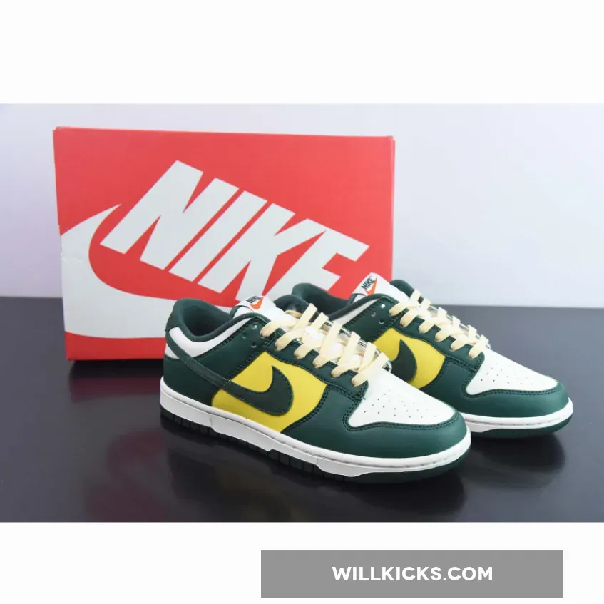 Nike Dunk Low Sail/Opti Yellow-Noble Green FD0350-133