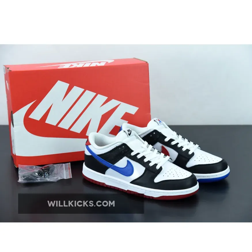 Nike Dunk Low "South Korea" Black/White-Red-Blue