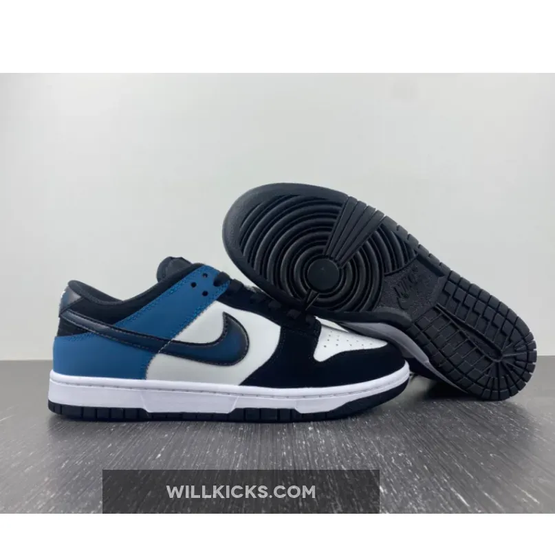 Nike Dunk Low Summit White/Industrial Blue-Black