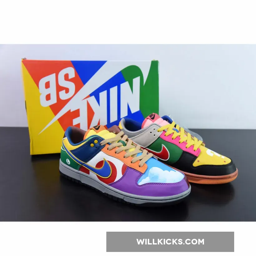 Nike Dunk Low "What the Super Mario" Custom