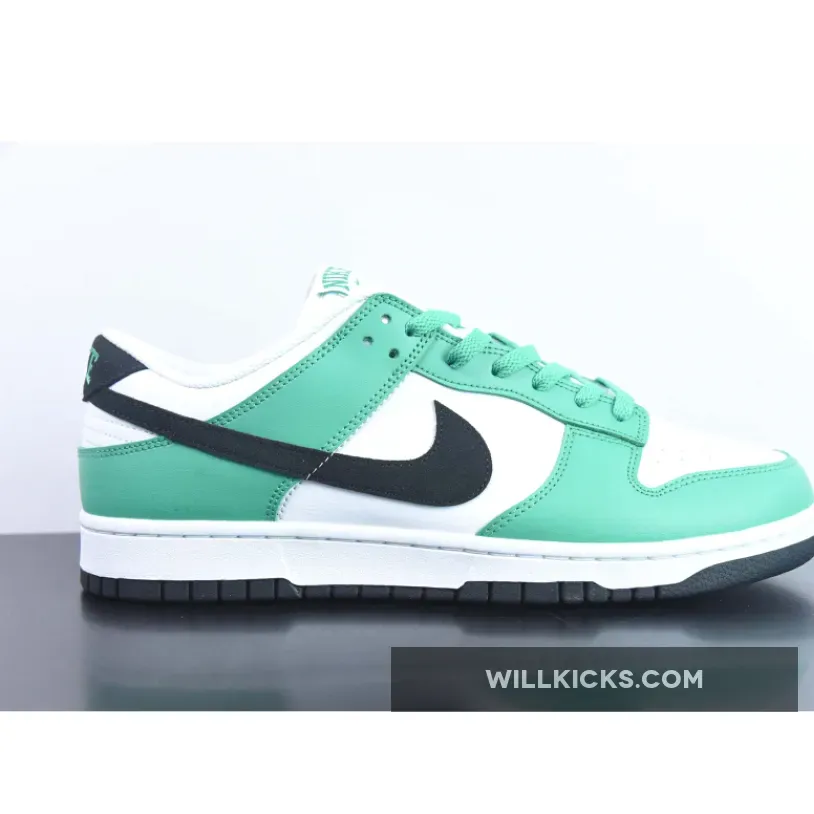 Nike Dunk Low White/Green-Black Nike Dunk Low White/Green-Black