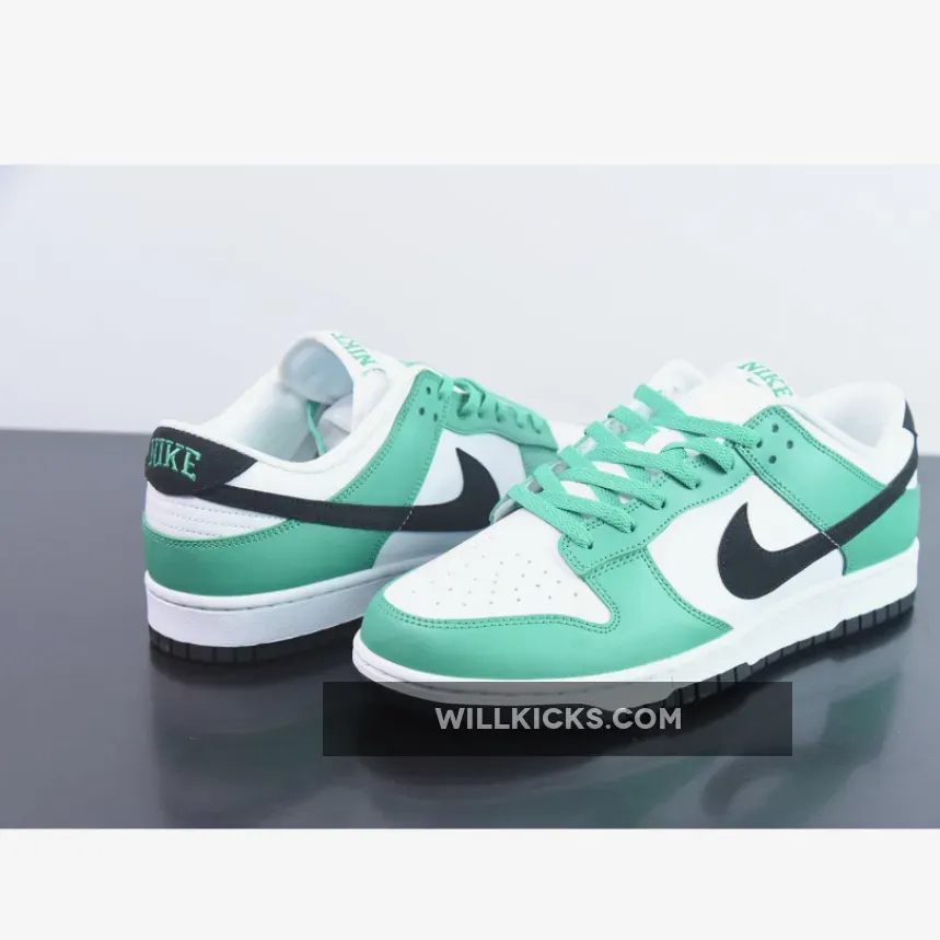 Nike Dunk Low White/Green-Black Nike Dunk Low White/Green-Black