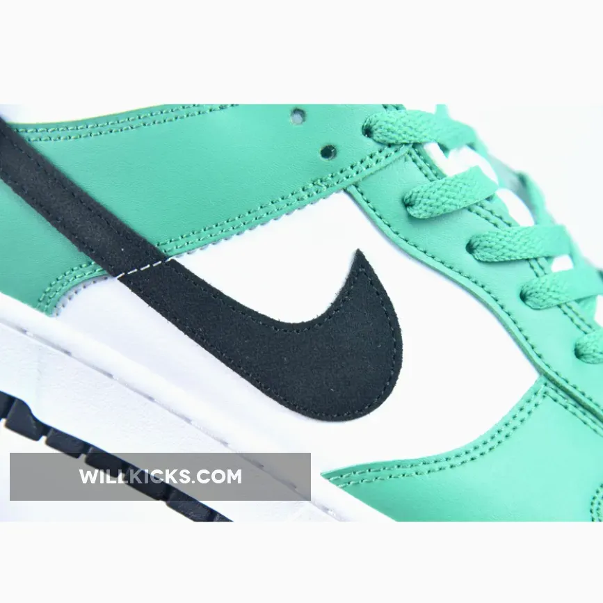 Nike Dunk Low White/Green-Black Nike Dunk Low White/Green-Black