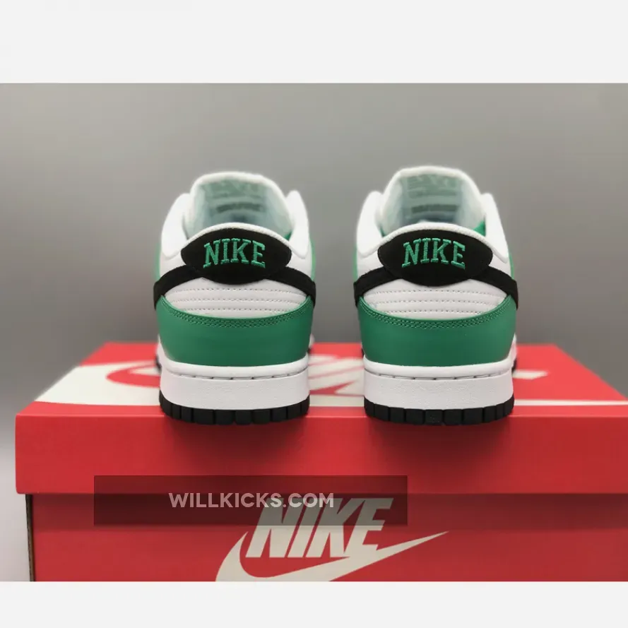 Nike Dunk Low White/Green-Black Nike Dunk Low White/Green-Black