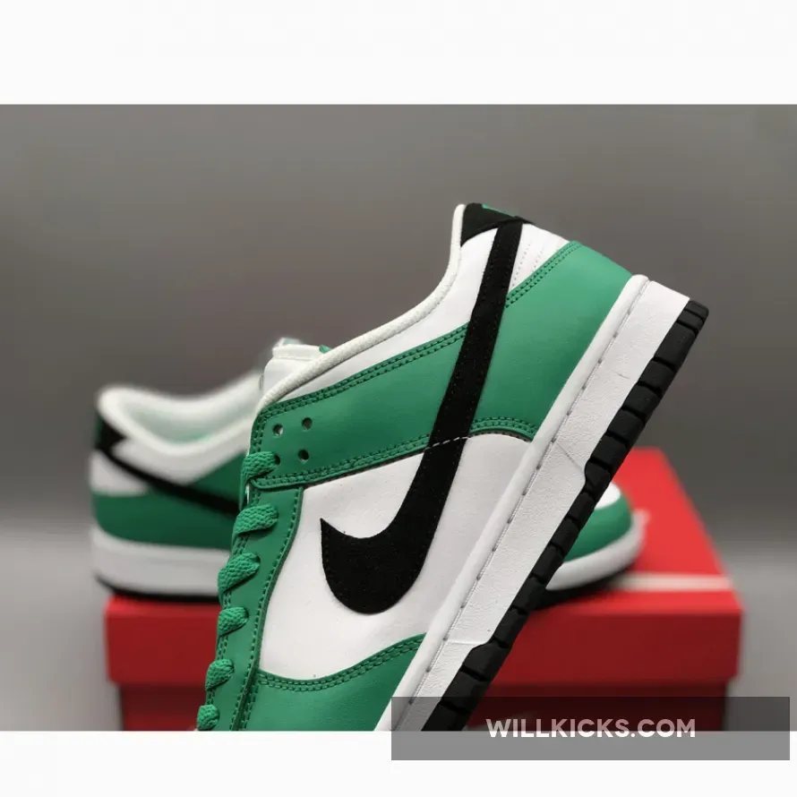 Nike Dunk Low White/Green-Black Nike Dunk Low White/Green-Black