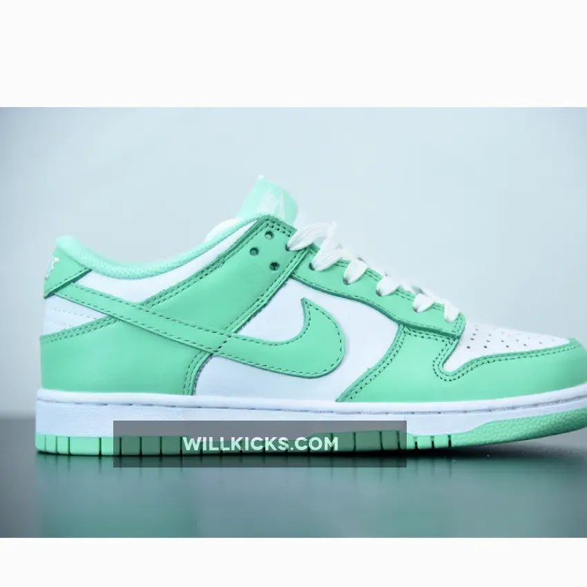 Nike Dunk Low White/Green Glow/White Nike Dunk Low White/Green Glow/White