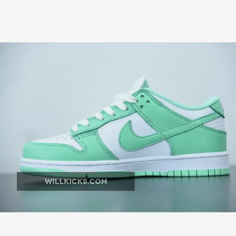Nike Dunk Low White/Green Glow/White Nike Dunk Low White/Green Glow/White