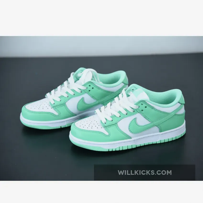 Nike Dunk Low White/Green Glow/White Nike Dunk Low White/Green Glow/White