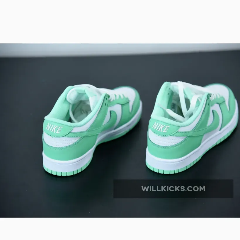 Nike Dunk Low White/Green Glow/White Nike Dunk Low White/Green Glow/White