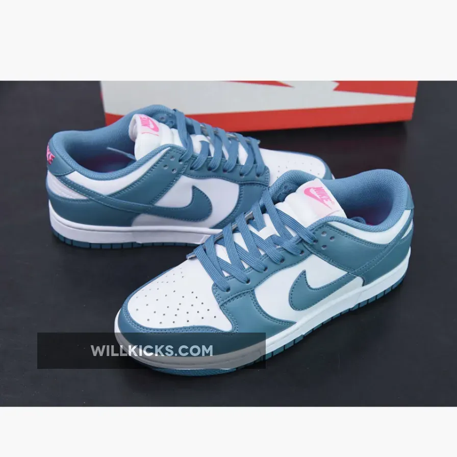 Nike Dunk Low White/Noise Aqua-Pinksicle Nike Dunk Low White/Noise Aqua-Pinksicle