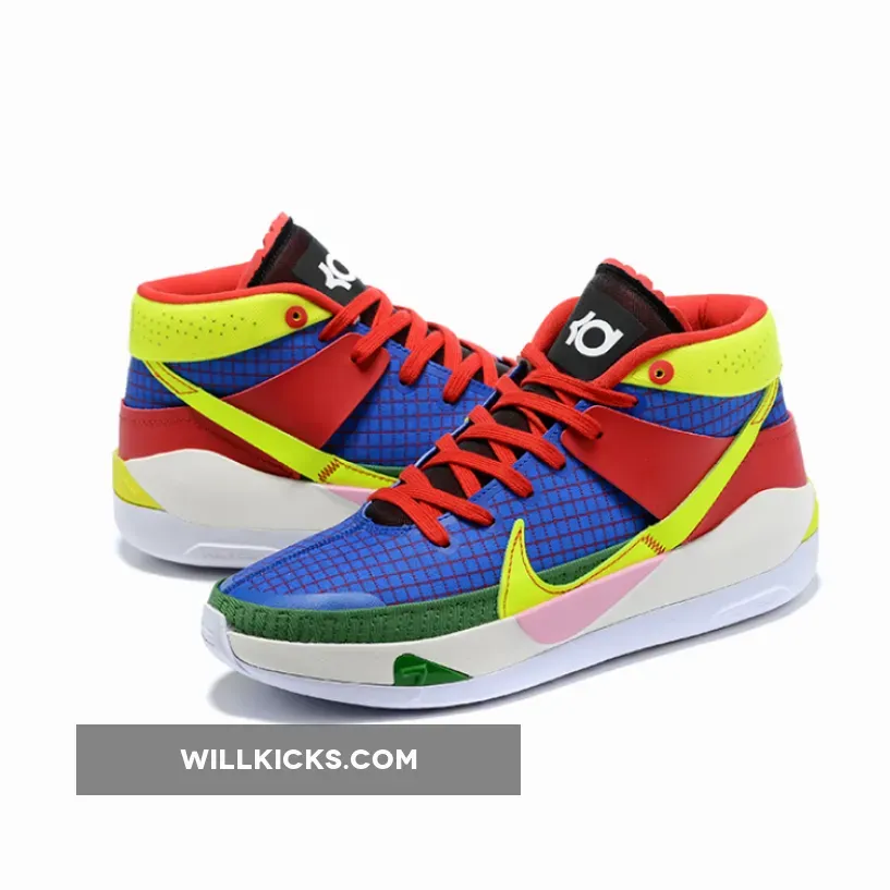 Nike KD 13 ‘NY vs NY’ Blue Red Green Volt Nike KD 13 ‘NY vs NY’ Blue Red Green Volt