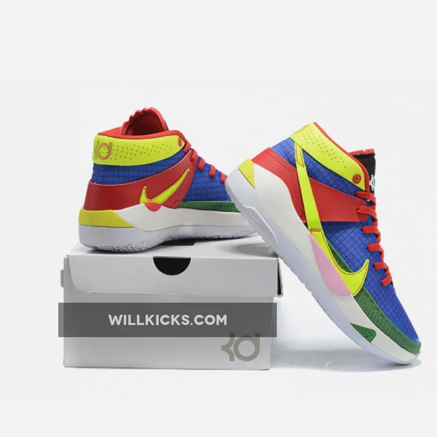 Nike KD 13 ‘NY vs NY’ Blue Red Green Volt Nike KD 13 ‘NY vs NY’ Blue Red Green Volt