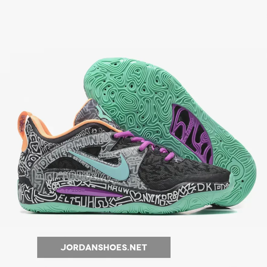 Nike KD 15 ‘Brooklyn Graffiti’ Wolf Grey/Light Crimson-Hyper Royal