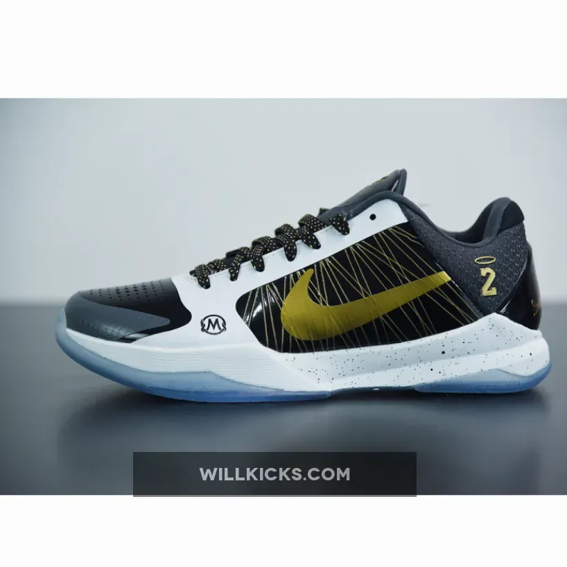 Nike Kobe 5 Protro Black White Gold Nike Kobe 5 Protro Black White Gold