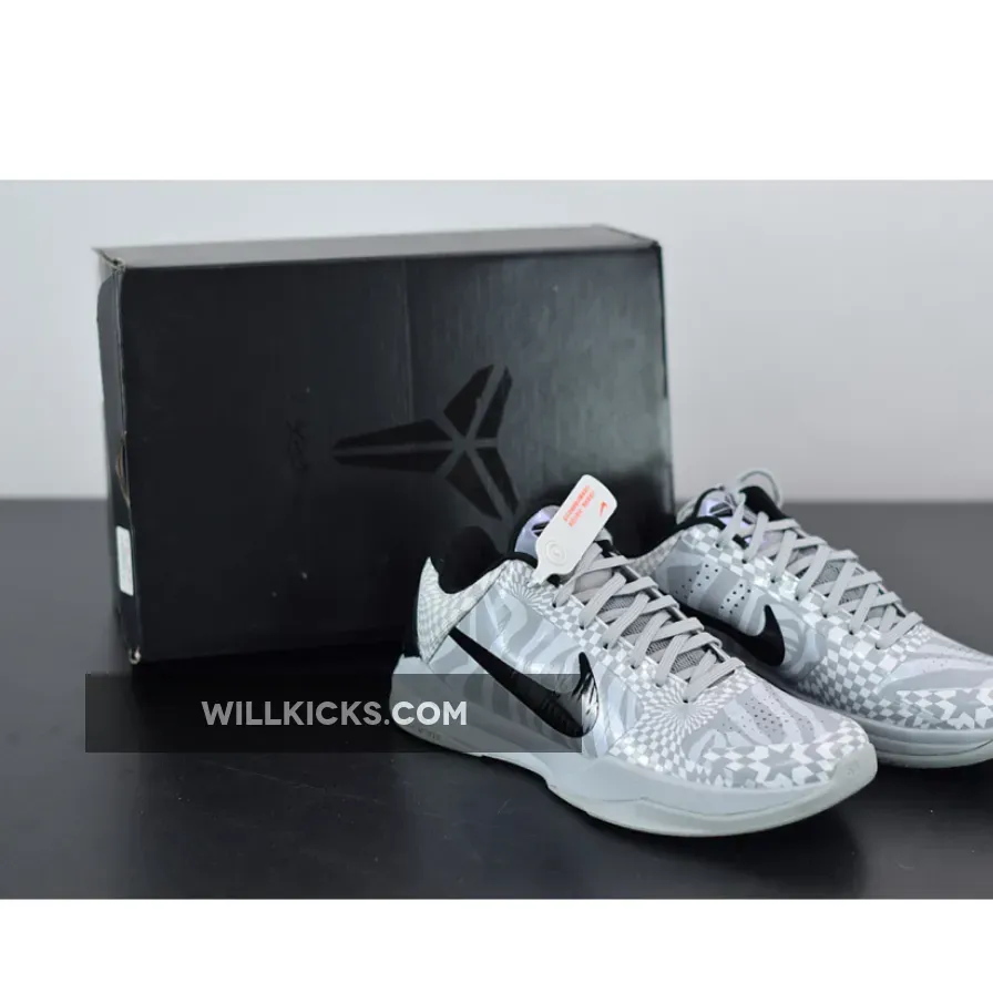 Nike Kobe 5 Protro "DeMar DeRozan" PE Grey/White-Black