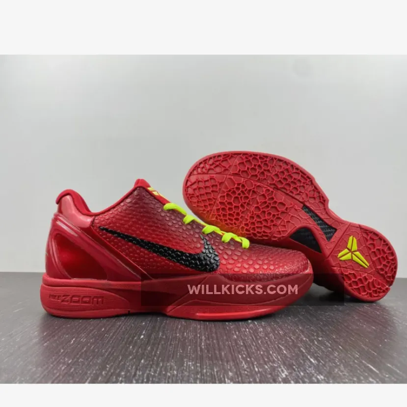 Nike Kobe 6 "Protro Reverse Grinch" Black-Electric Green / Red