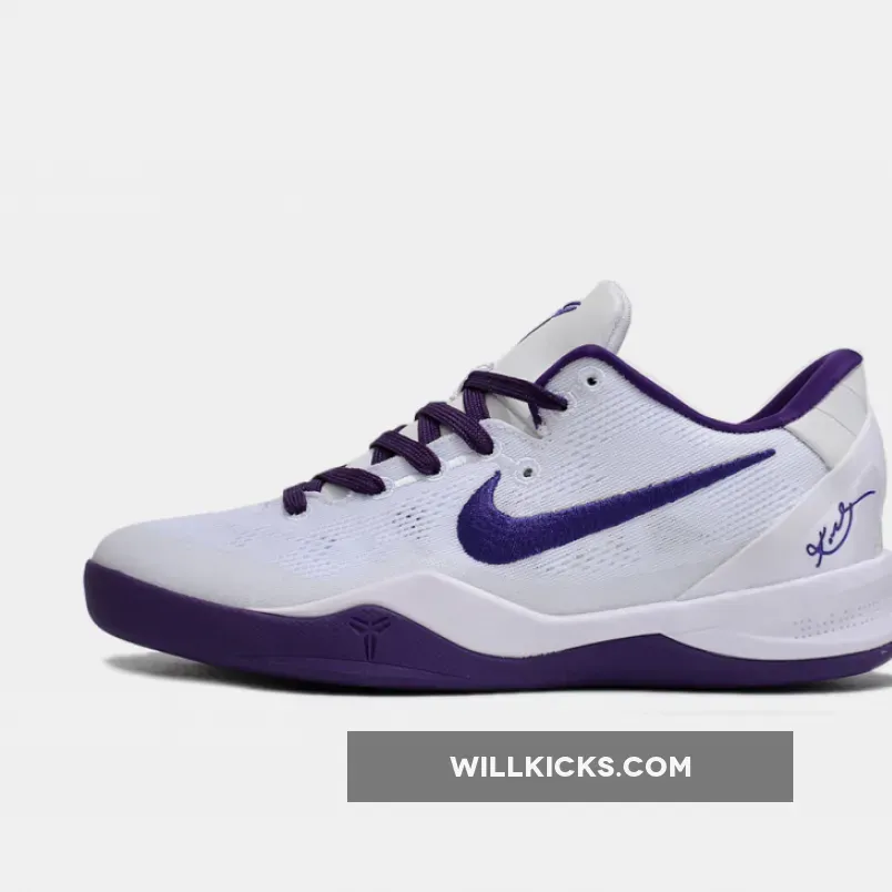 Nike Kobe 8 Protro White/Court Purple Nike Kobe 8 Protro White/Court Purple