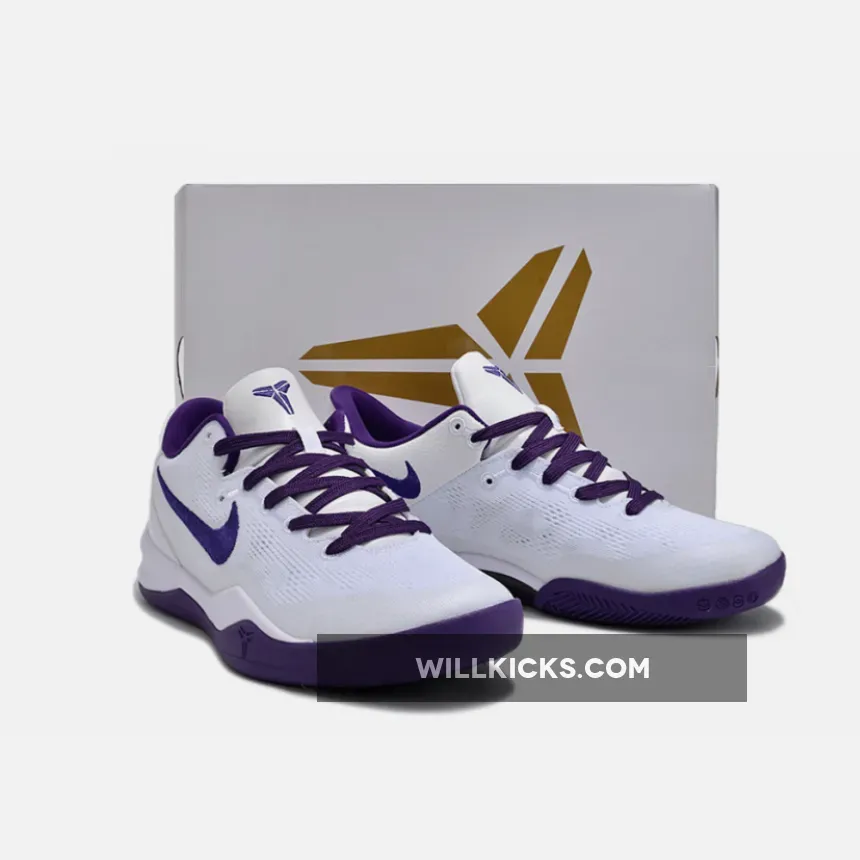 Nike Kobe 8 Protro White/Court Purple Nike Kobe 8 Protro White/Court Purple