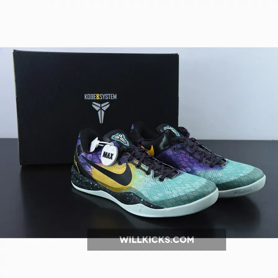 Nike Kobe 8 System "Easter" Fiberglass/Court Purple-Black-Laser Purple