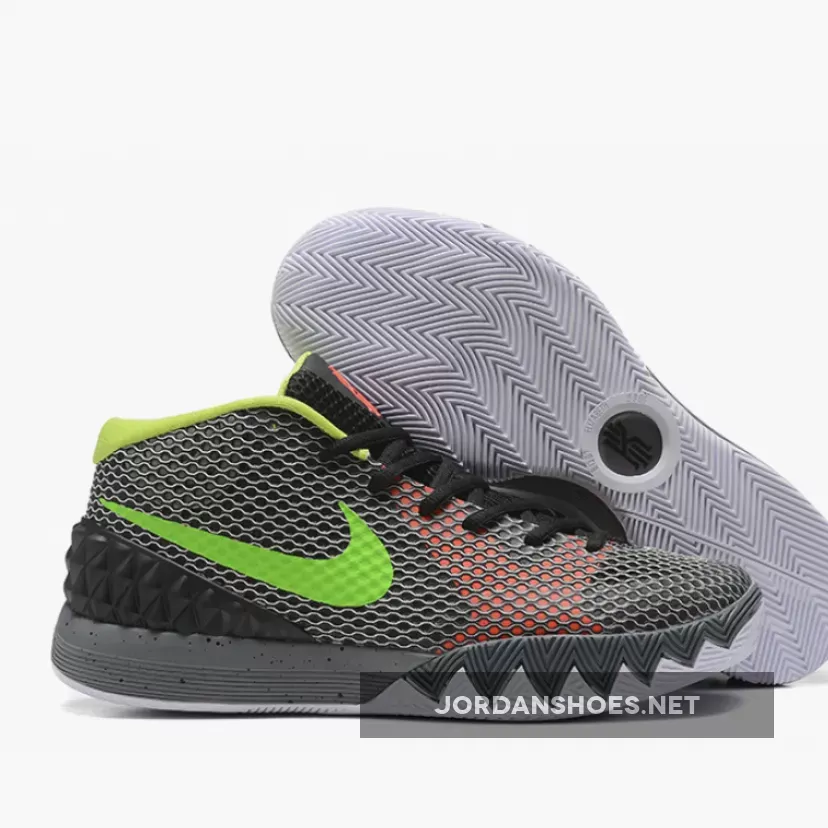 Nike Kyrie 1 "Dungeon" Deep Pewter/Tumbled Grey-Night Silver-Volt