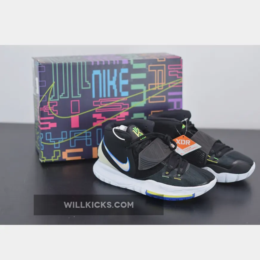 Nike Kyrie 6 Black/White-Soar-Dynamic Yellow