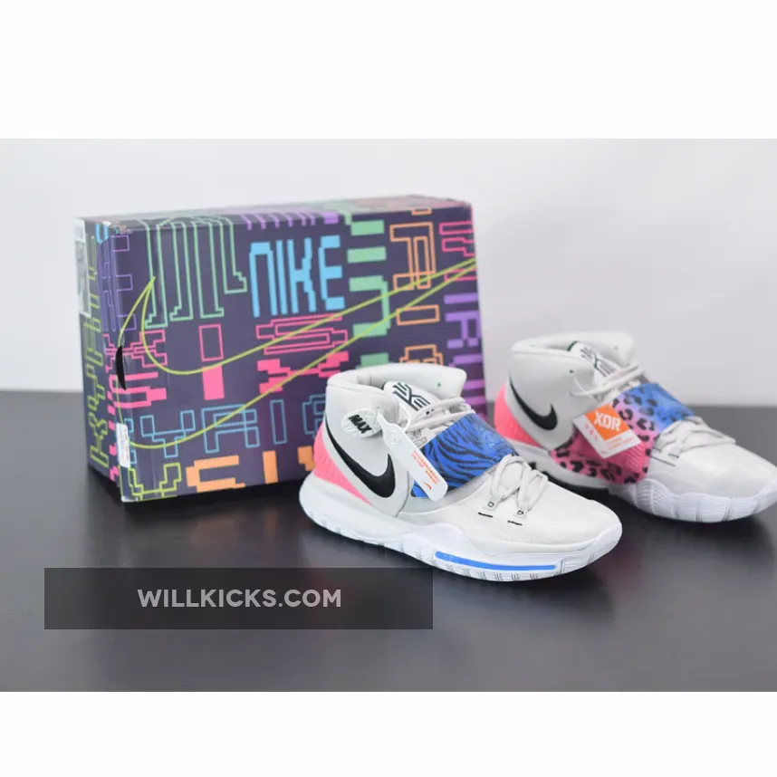 Nike Kyrie 6 Vast Grey/Black-Digital Pink
