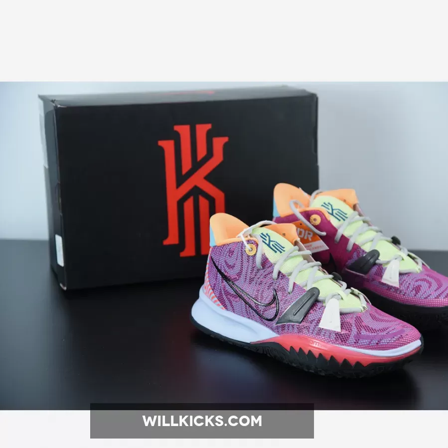 Nike Kyrie 7 "Creator" Active Fuchsia/Black/Ghost/Multi-Color