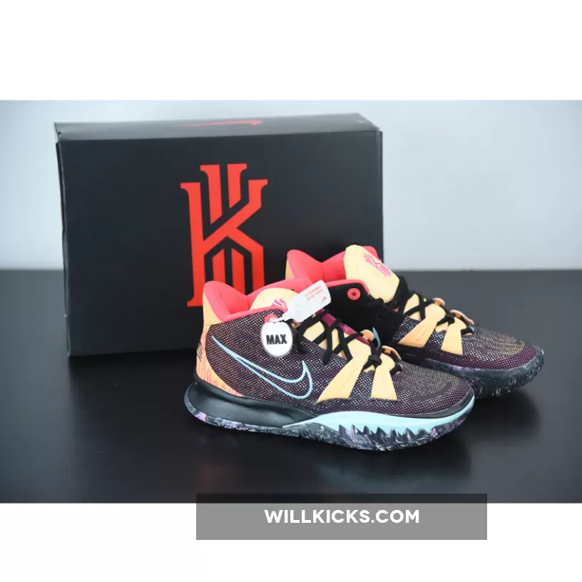 Nike Kyrie 7 ‘Soundwave’ Black/Yellow-Crimson