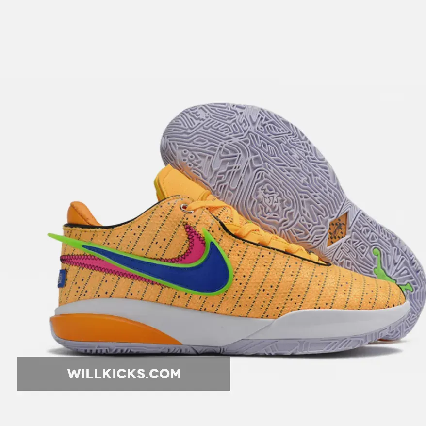 Nike LeBron 20 Laser Orange/Racer Blue-Hyper Pink-White