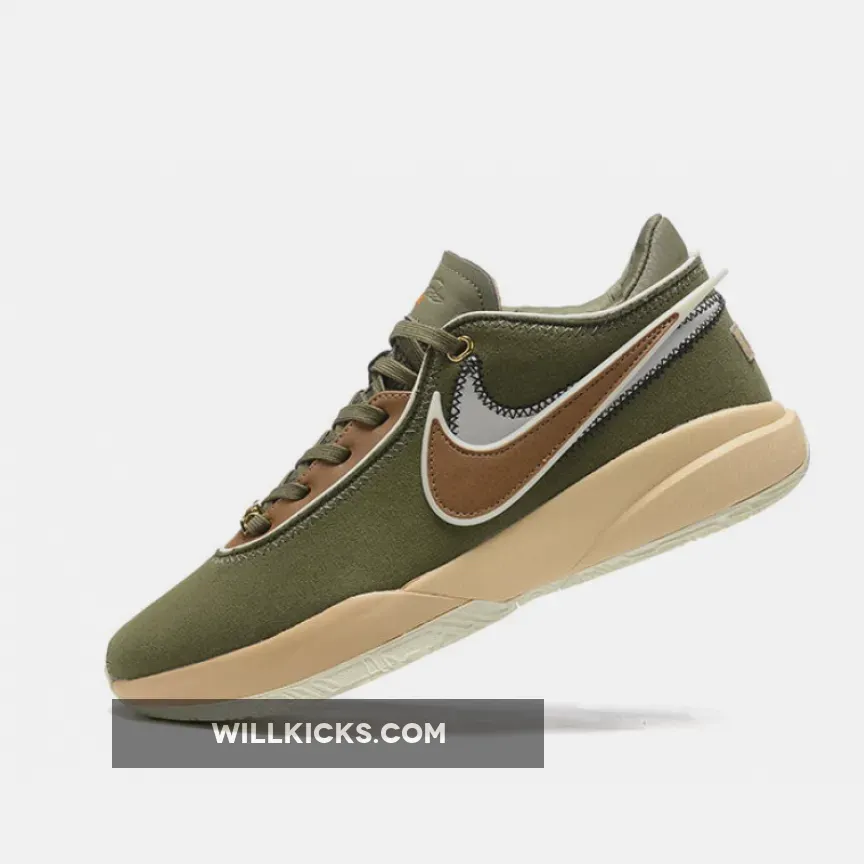 Nike LeBron 20 Olive Suede Nike LeBron 20 Olive Suede