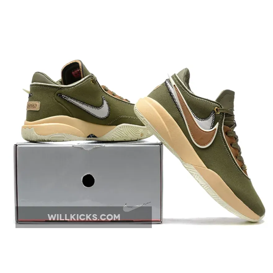 Nike LeBron 20 Olive Suede Nike LeBron 20 Olive Suede