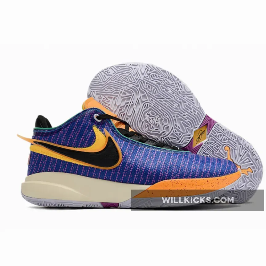 Nike LeBron 20 Racer Blue/Black-Vivid Purple