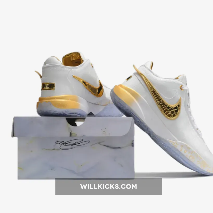 Nike LeBron 20 "The Moment" White Gold Nike LeBron 20 "The Moment" White Gold
