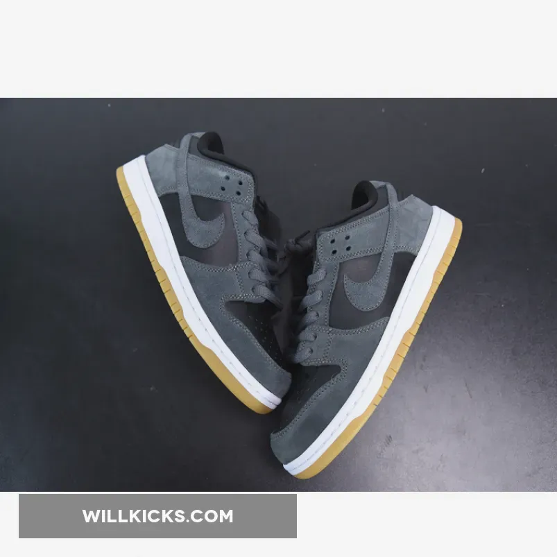 Nike SB Dunk Low Dark Grey/Black-White Nike SB Dunk Low Dark Grey/Black-White