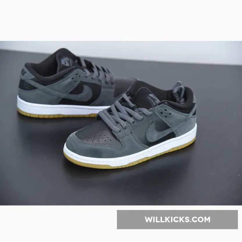Nike SB Dunk Low Dark Grey/Black-White Nike SB Dunk Low Dark Grey/Black-White