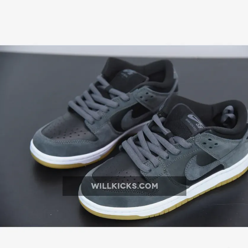 Nike SB Dunk Low Dark Grey/Black-White Nike SB Dunk Low Dark Grey/Black-White
