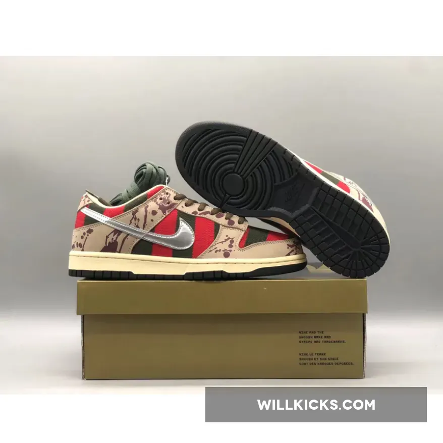 Nike SB Dunk Low Freddy Krueger Taupe/Chrome