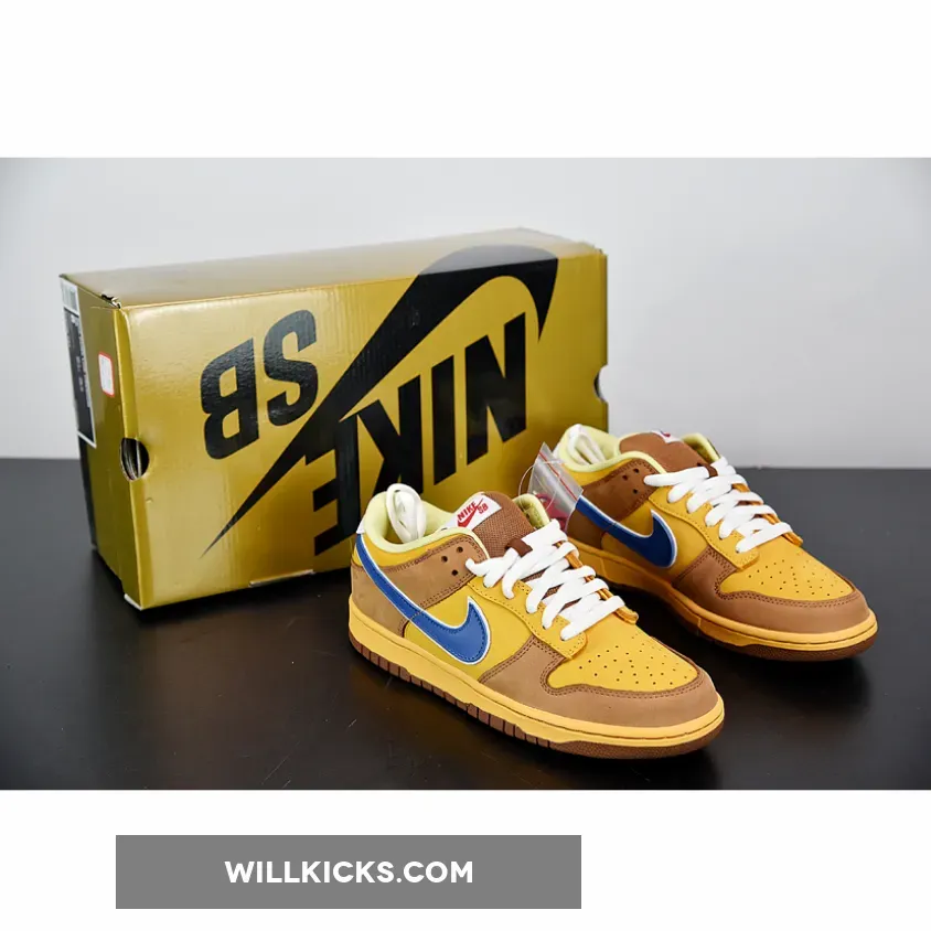 Nike SB Dunk Low Newcastle Brown Ale Gold/Atlantic Blue