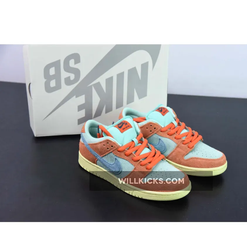 Nike SB Dunk Low Orange/Noise Aqua