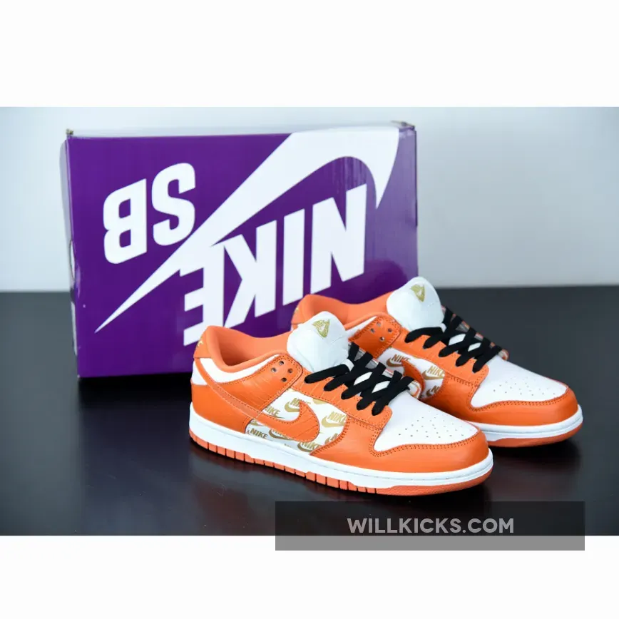 Nike SB Dunk Low Orange White