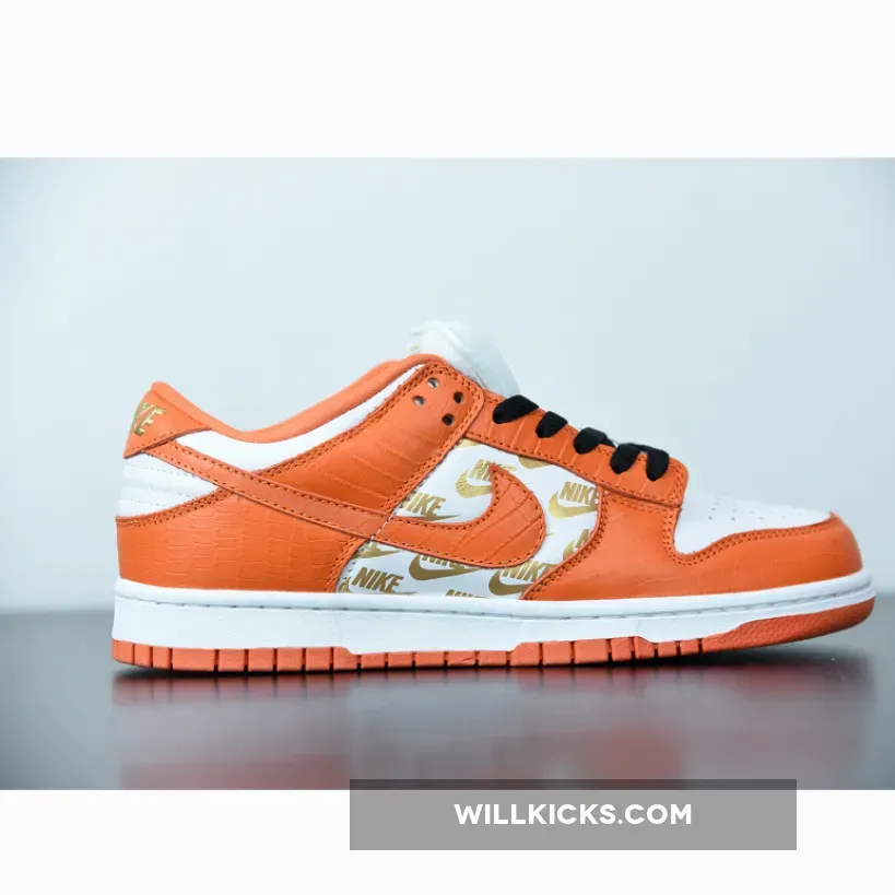 Nike SB Dunk Low Orange White Nike SB Dunk Low Orange White
