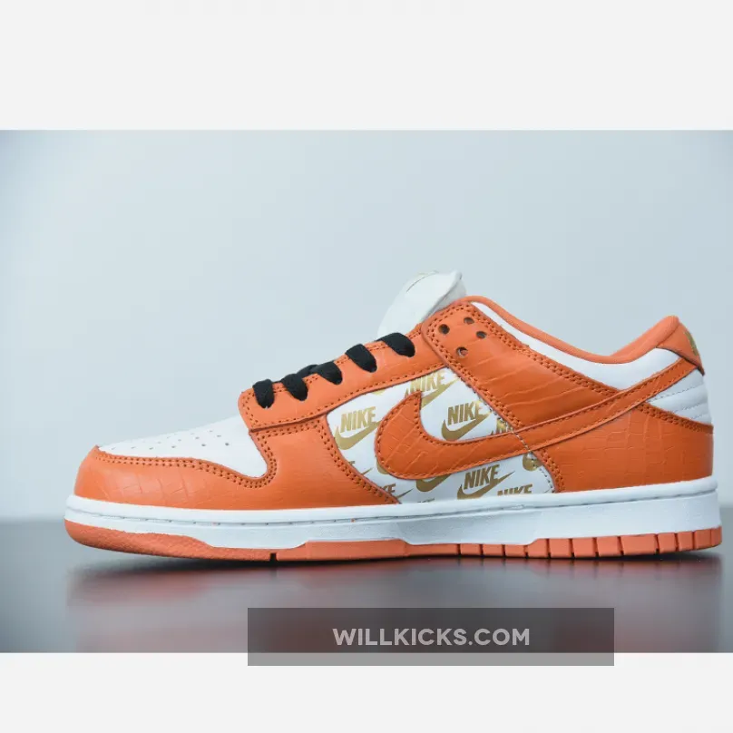 Nike SB Dunk Low Orange White Nike SB Dunk Low Orange White