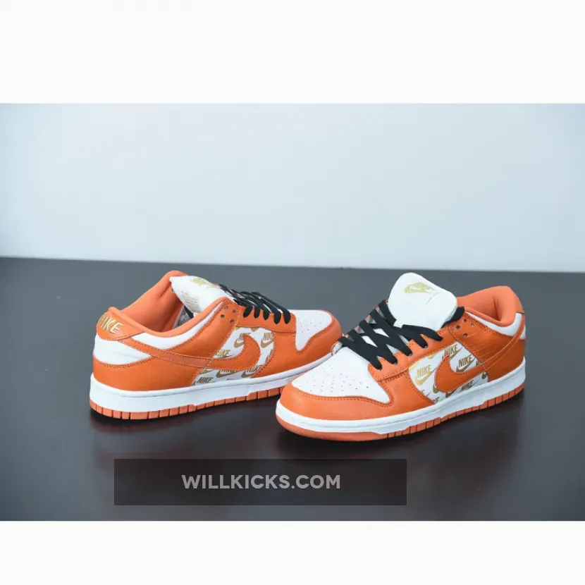 Nike SB Dunk Low Orange White Nike SB Dunk Low Orange White