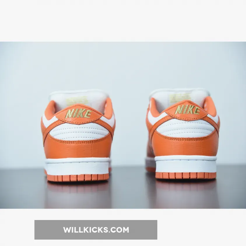 Nike SB Dunk Low Orange White Nike SB Dunk Low Orange White