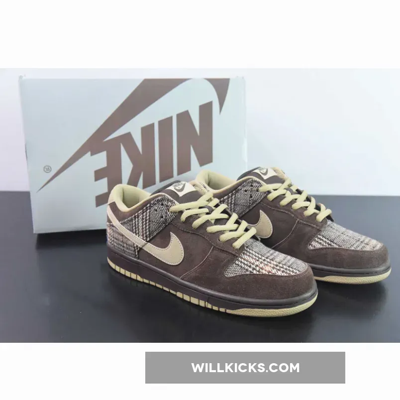 Nike SB Dunk low "Tweed" Boroque Brown/Mushroom