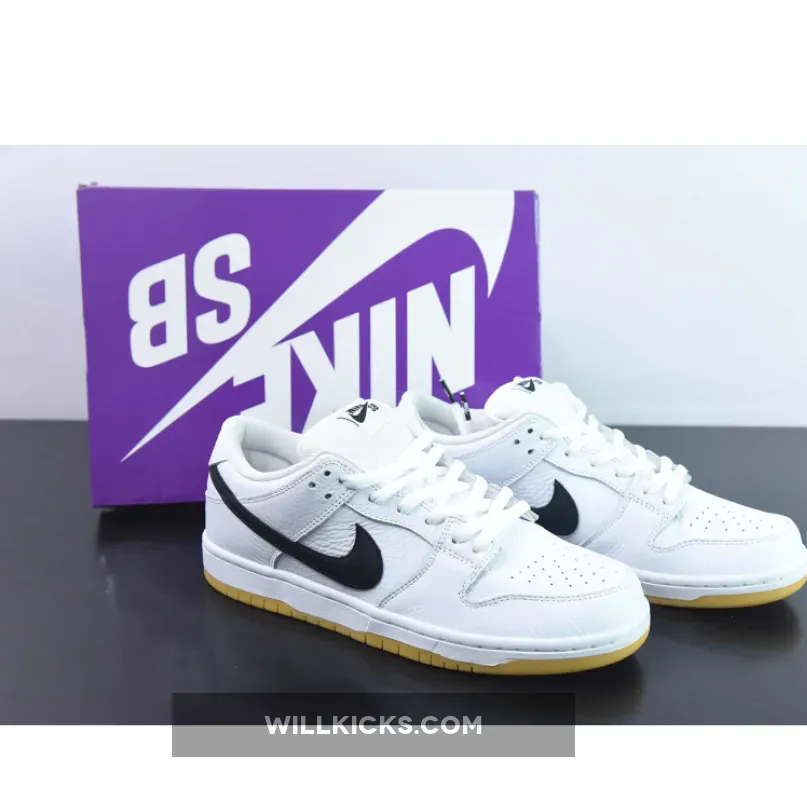 Nike SB Dunk Low White/Black-Gum