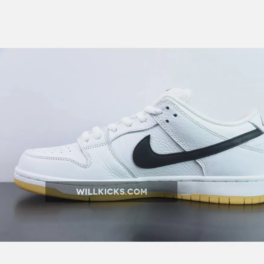 Nike SB Dunk Low White/Black-Gum Nike SB Dunk Low White/Black-Gum