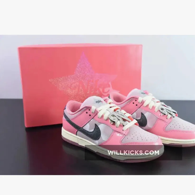 Nike WMNS Dunk Low "Barbie" Pink Foam/Pale Vanilla-Black